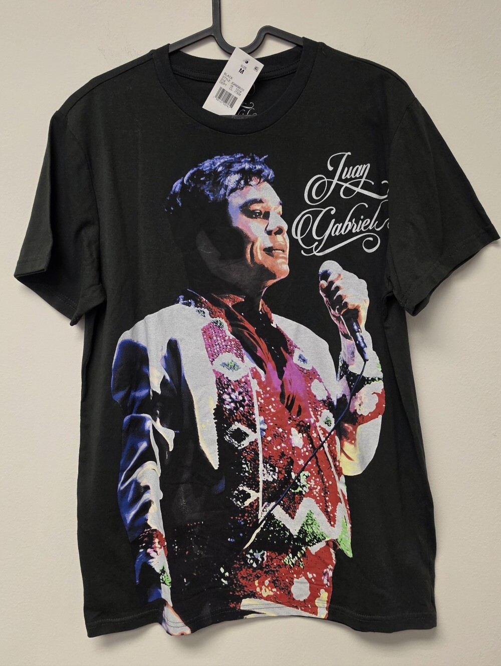 Juan Gabriel Graphic Tee Black M - Picture 3 of 7